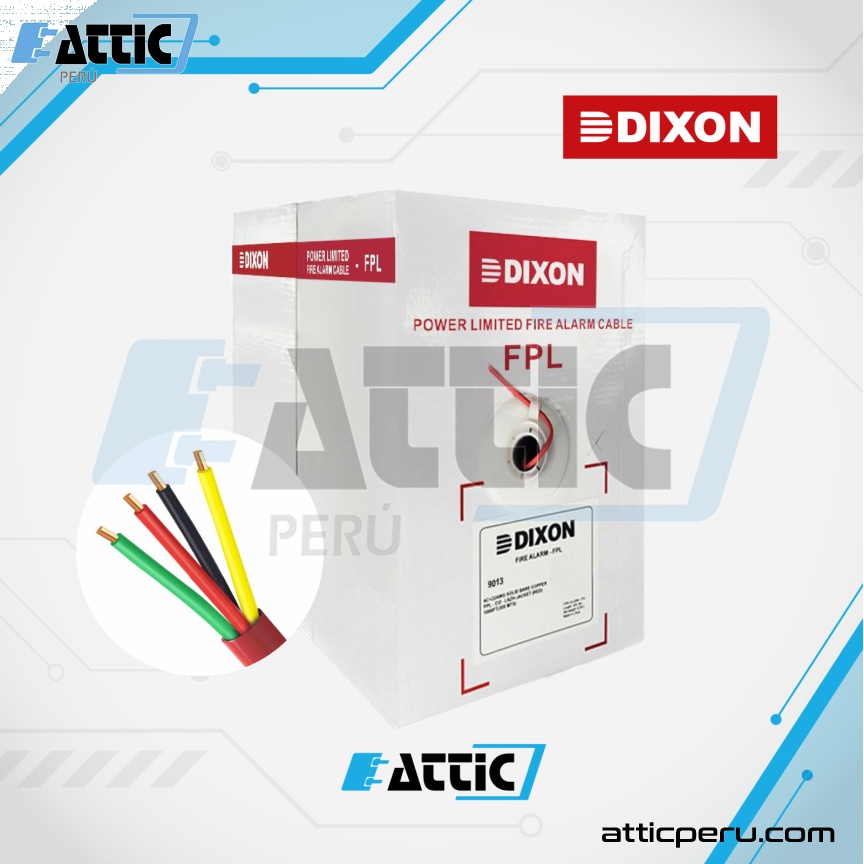 Cable DIXON FPL 4x22 Alarma Contra Incendio 9013