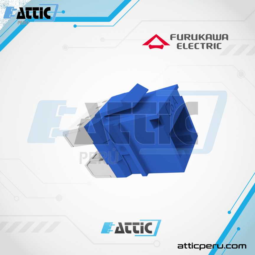 Jack RJ-45 Cat 6A Furukawa Azul Gigalan 35080124