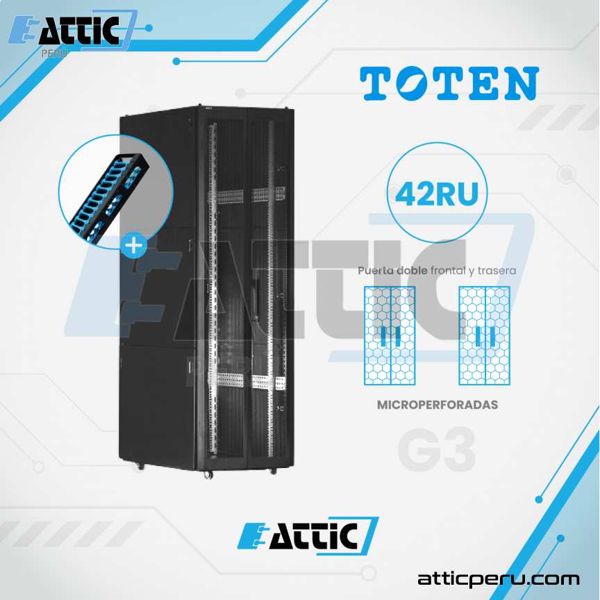Gabinete de Piso TOTEN 42RU G3.8042.9601