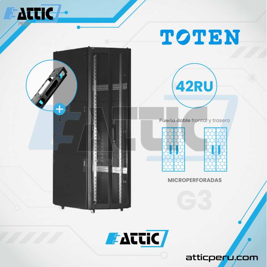 Gabinete de Piso TOTEN 42RU G3.8842.9601