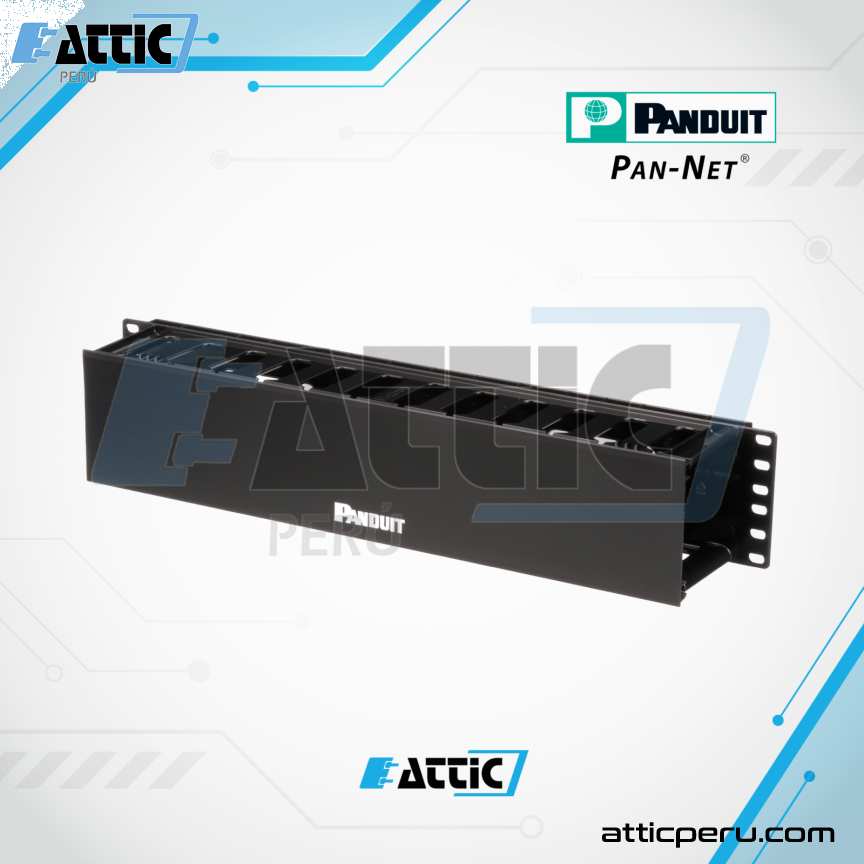 Ordenador Horizontal de Cables Panduit PANNET 2RU WMPF1E