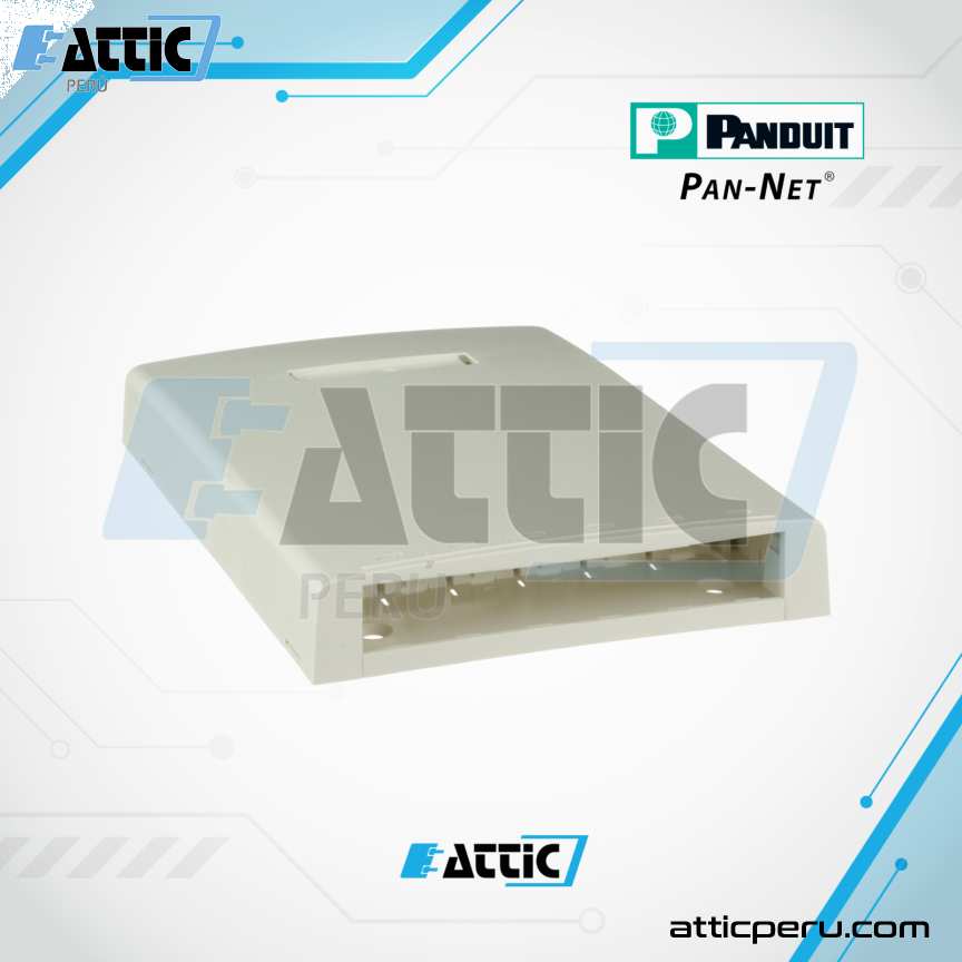 Caja de Montaje en Superficie MINI-COM Panduit PANNET CBXF6IW-AY