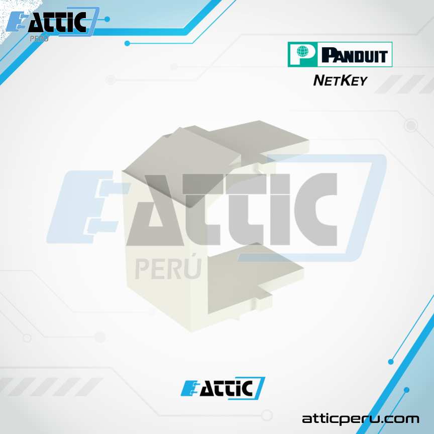 Tapa Ciega Keystone Panduit NETKEY Blanco Mate NKBMIW-X