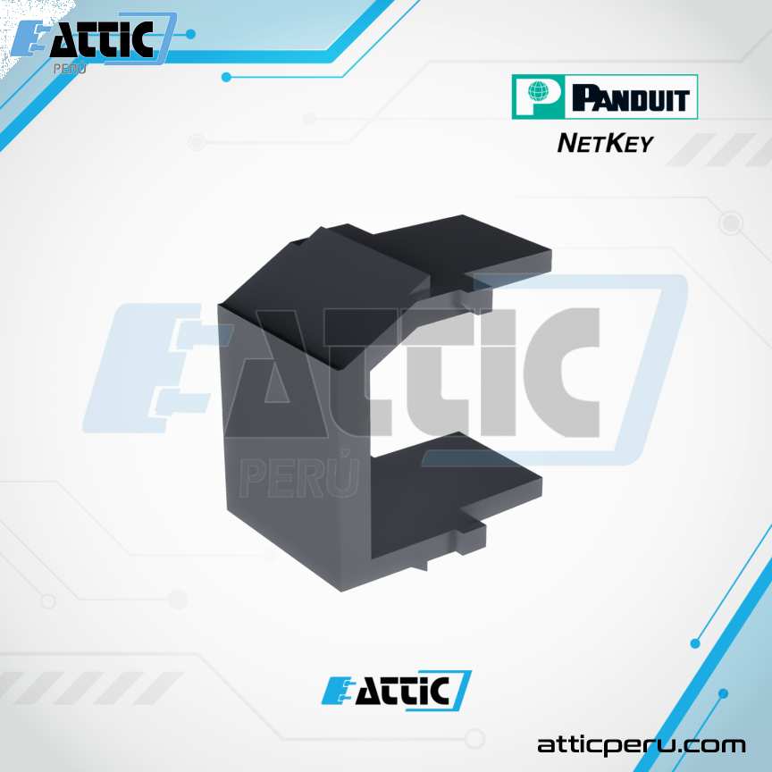Tapa Ciega Keystone Panduit NETKEYNegro NKBMBL-X