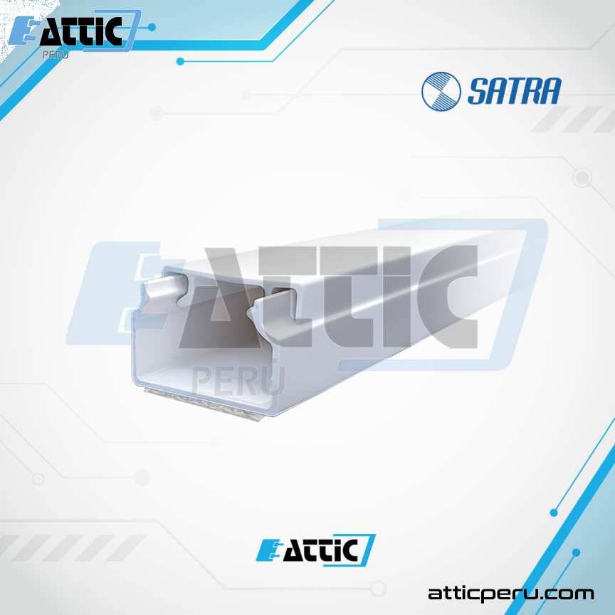Canaleta PVC 15x10 con Adhesivo SATRA