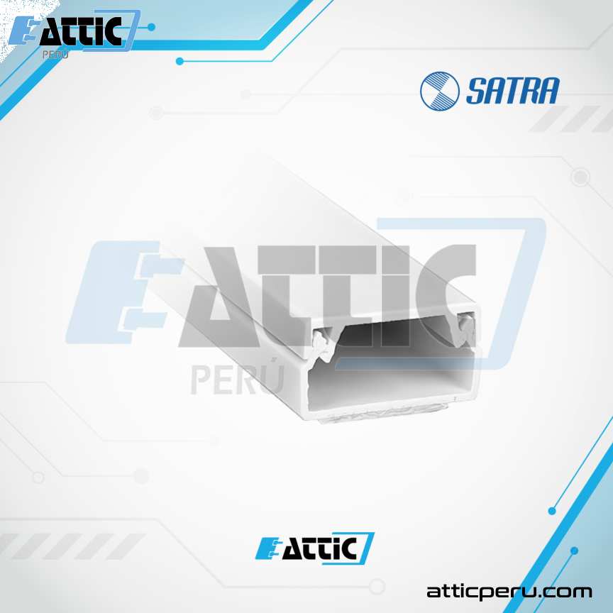 Canaleta PVC 24x14 con Adhesivo SATRA
