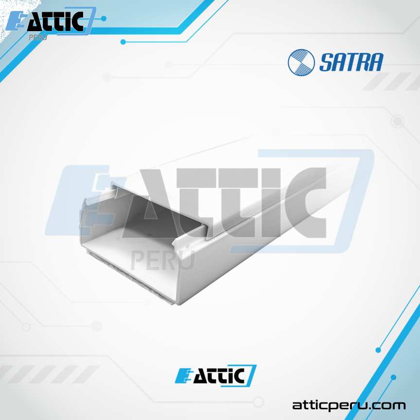 Canaleta PVC 39x19 con Adhesivo SATRA