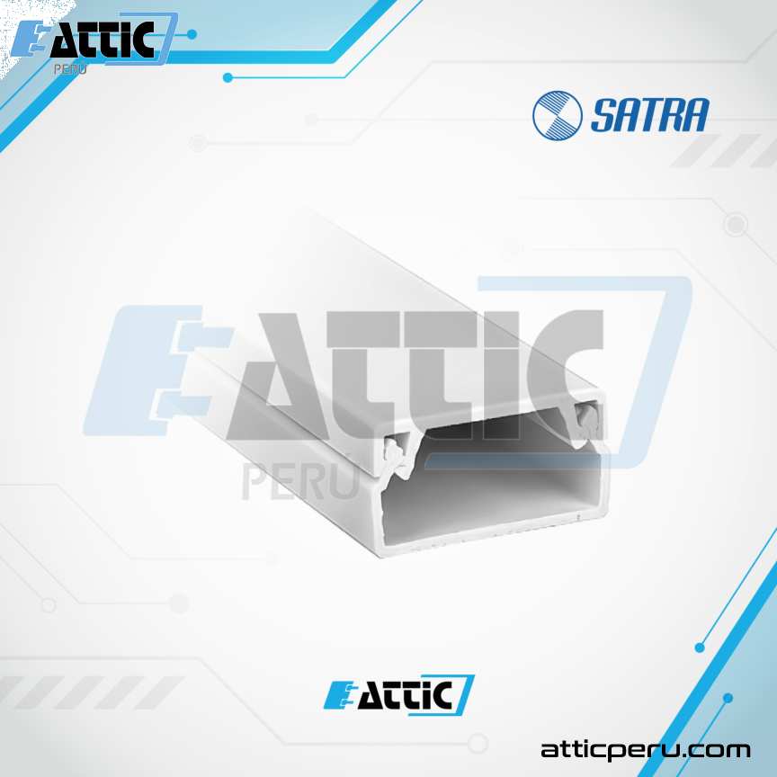 Canaleta PVC 24x14 SIN Adhesivo SATRA