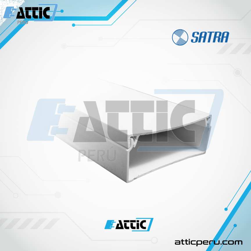 Canaleta PVC 59x22 SIN Adhesivo SATRA