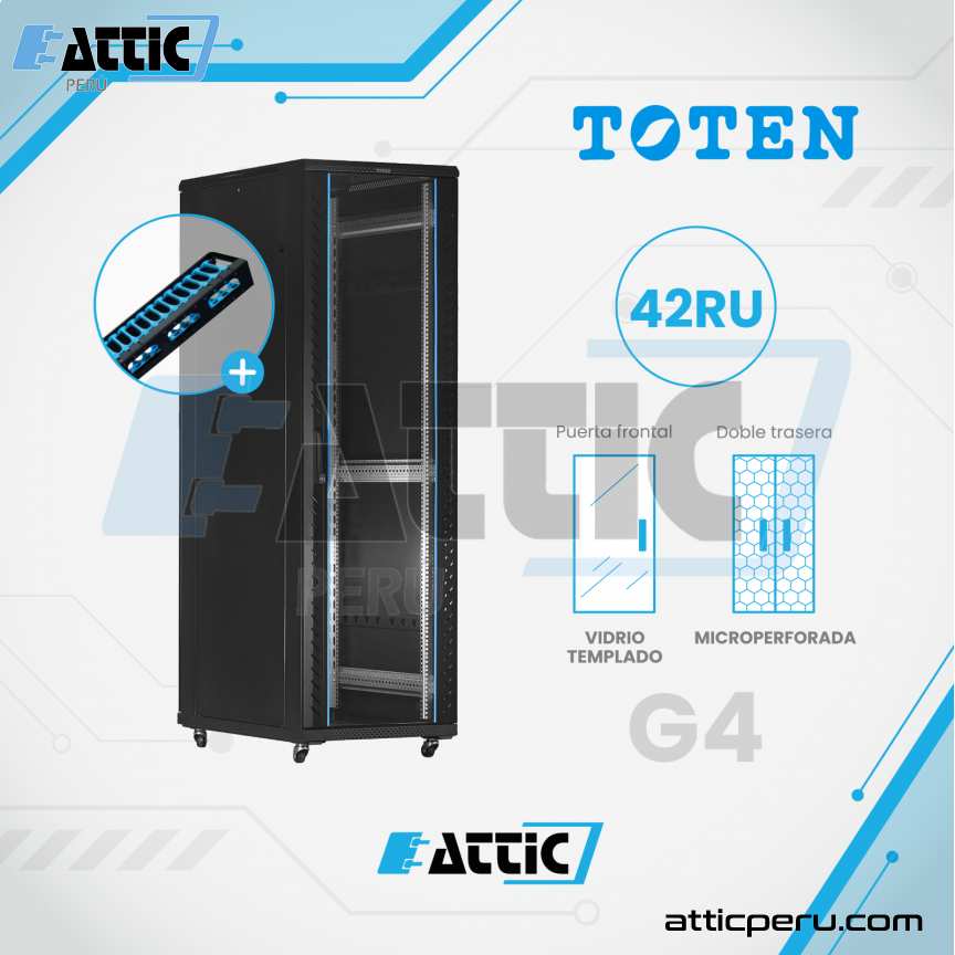 Gabinete de Piso TOTEN 42RU G4.8042.7801