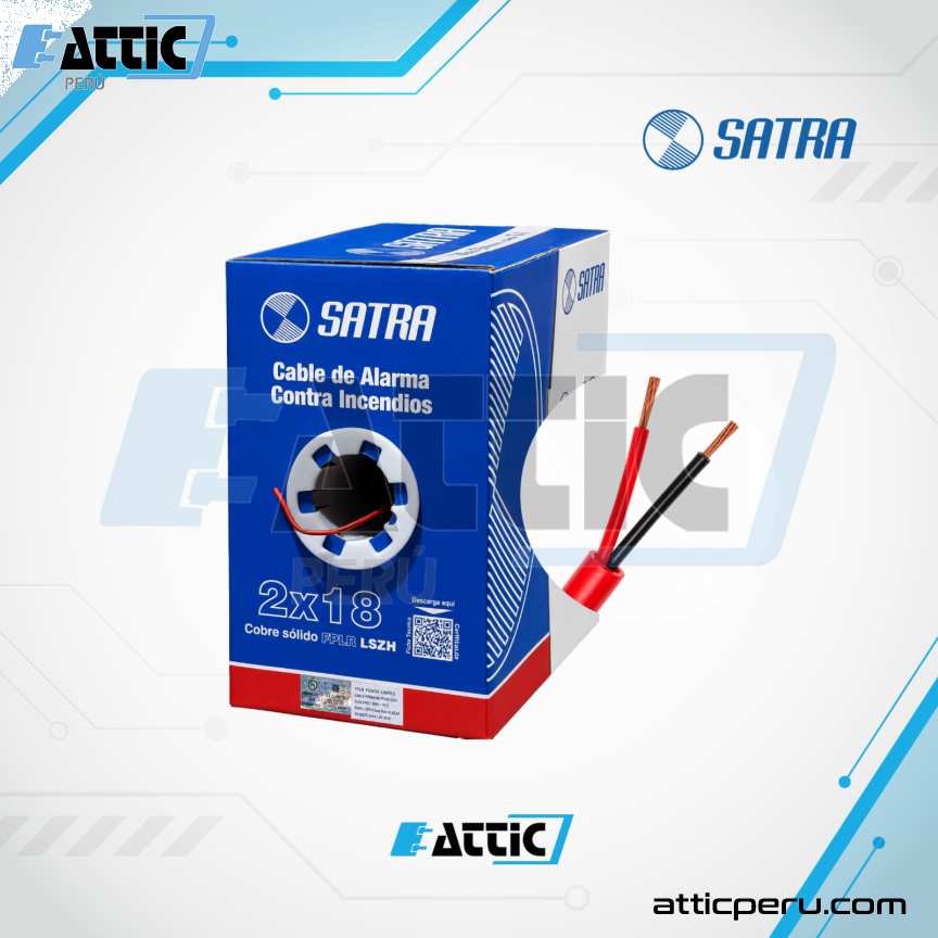 Cable SATRA FPLR 2x18 Alarma Contra Incendio