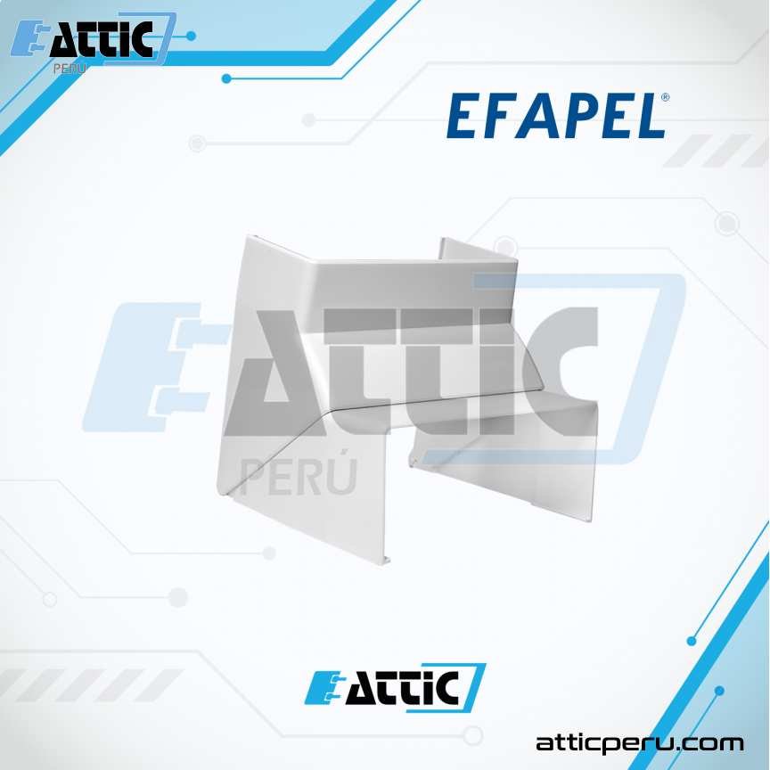 Ángulo Interno PVC para Canaleta 110x50 mm EFAPEL 10092
