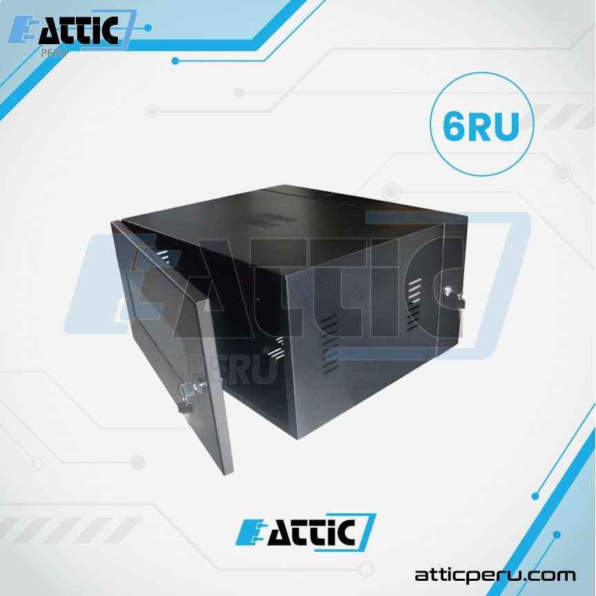 Gabinete de Pared 6RU 30x60x51cm NACIONAL