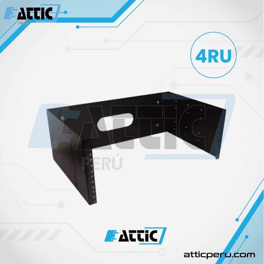 Bracket Rack de Pared 4RU 18x49.50x30 NACIONAL