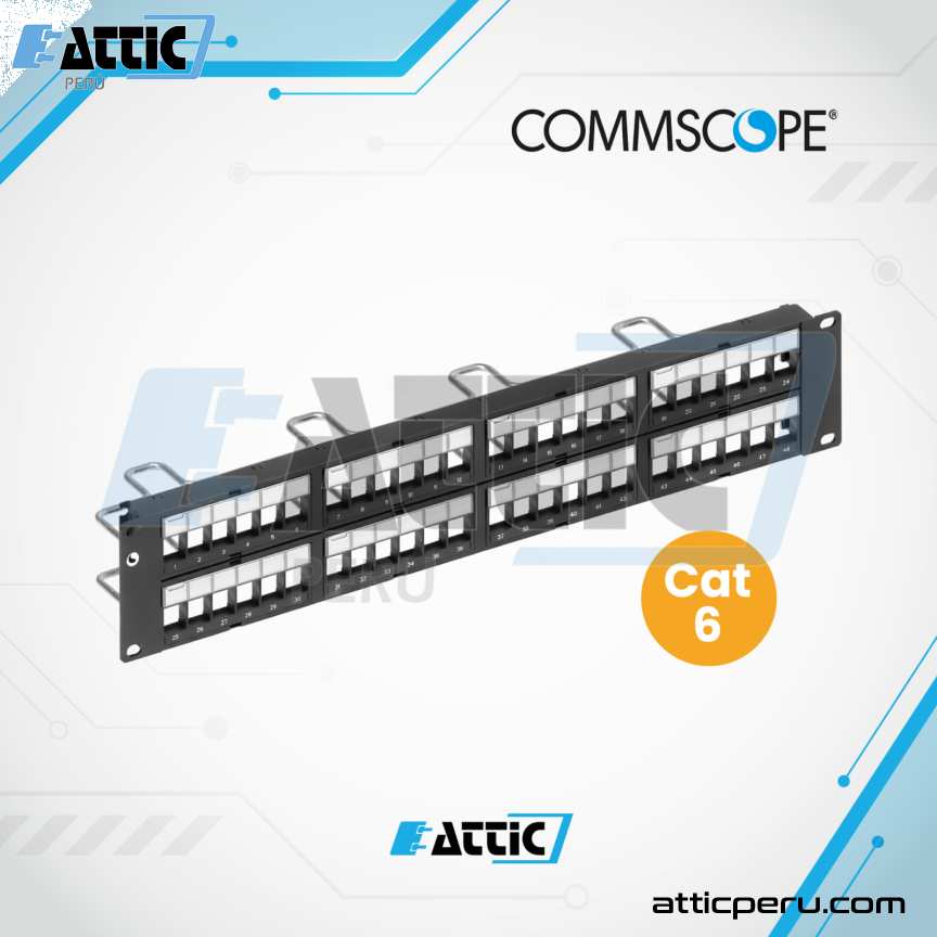 Patch Panel 48P CAT 6 COMMSCOPE SL-2U-48 760237041