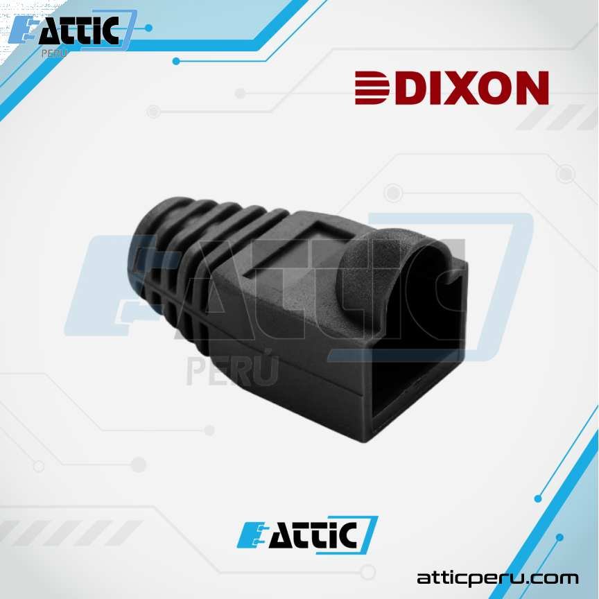Capucha para Plug RJ45 Negro DIXON SR-V11/BKB-CN