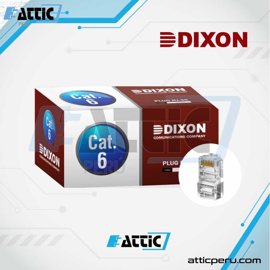 Conector RJ45 Cat6 Dixon PB88502X-CN