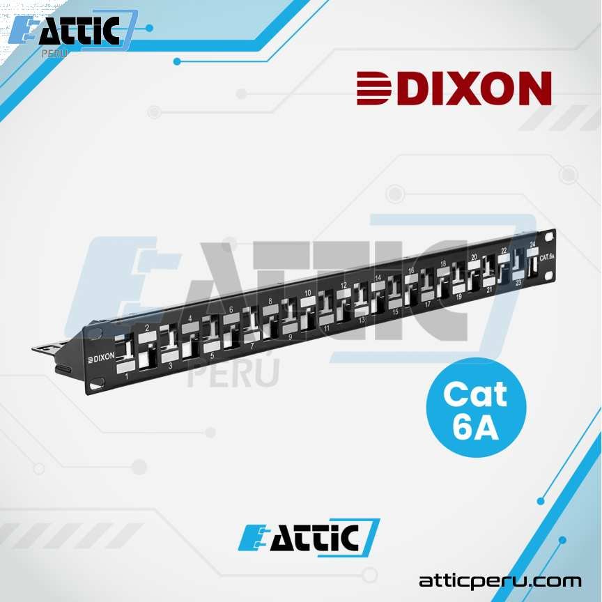Patch Panel 24P Cat6A Vacio DIXON 6AIDAE