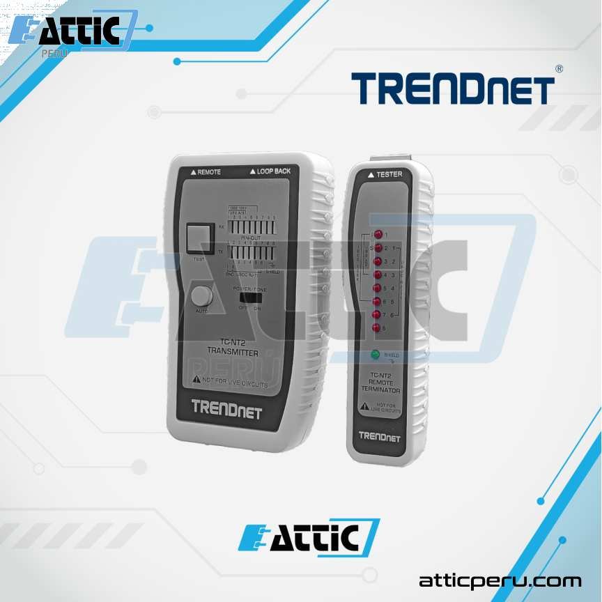 Probador de Cable de Red TRENDNET TC-NT2