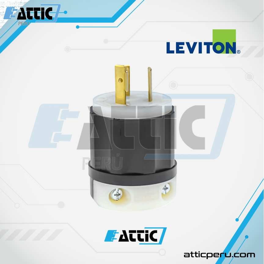 LEVITON 4570-C Enchufe Aéreo 15A 250V NEMA L6-15P
