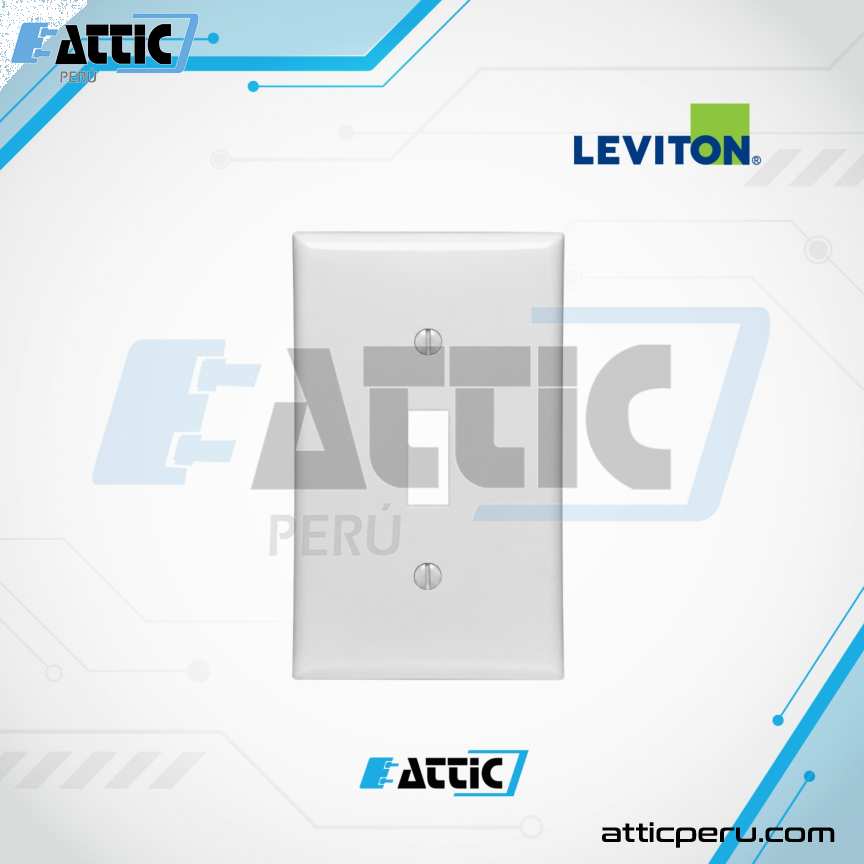 Placa de Pared Blanco LEVITON para Interruptor 80701-W