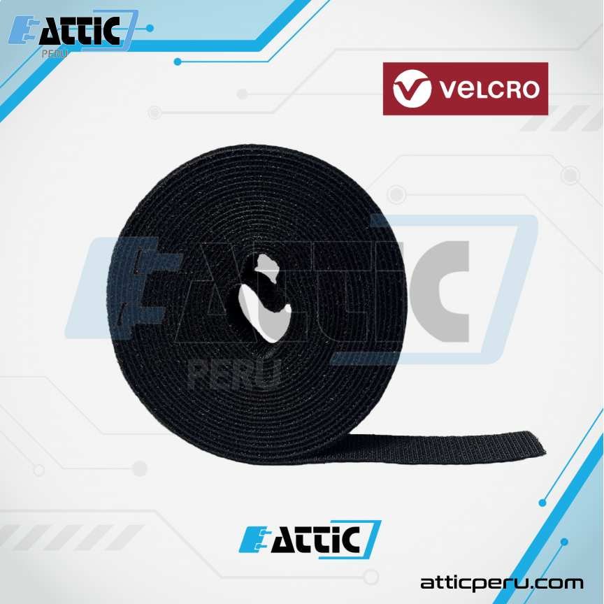 Cinta Velcro 3/4´´ Negra FR Retardante a la Llama 30987