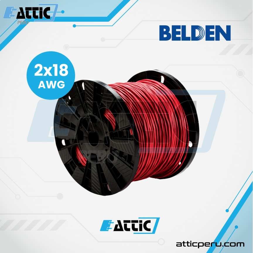 Cable de incendio BELDEN Y64591 FPLR 2x18 Apantallado LSZH