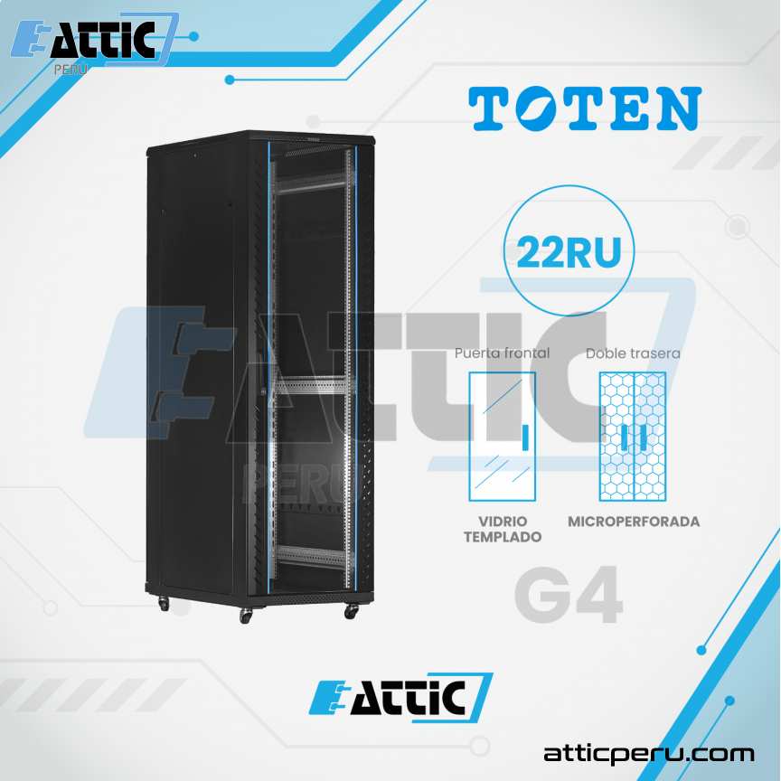 Gabinete de Piso TOTEN 22RU G4.6022.7801